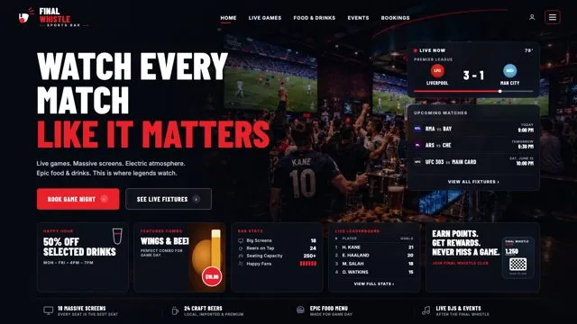 Final Whistle Sports Bar