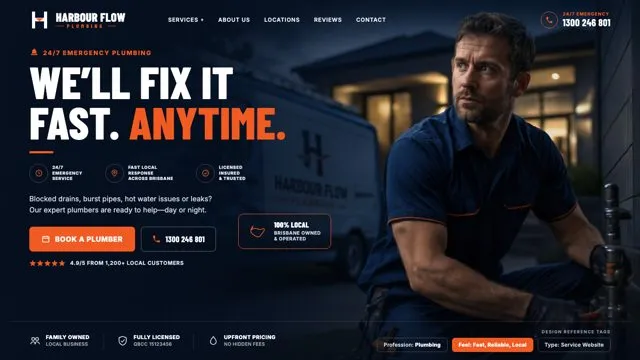 WE'LL FIX IT FAST. ANYTIME.