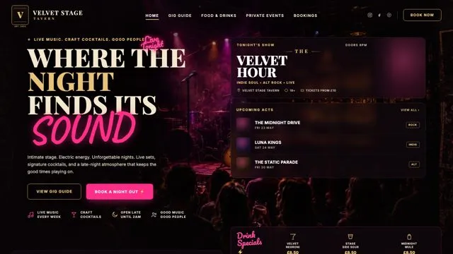 Velvet Stage Tavern