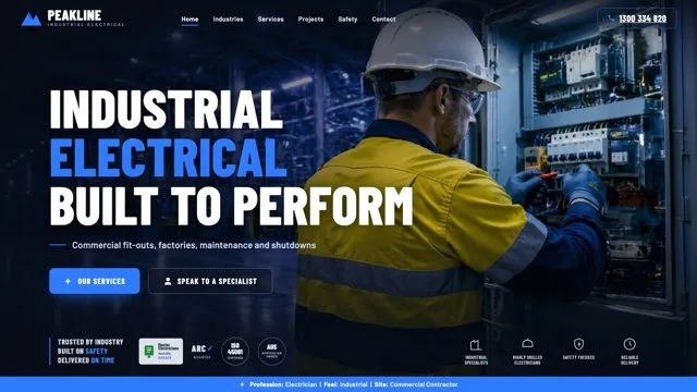 INDUSTRIAL ELECTRICAL BUILT TO PERFORM