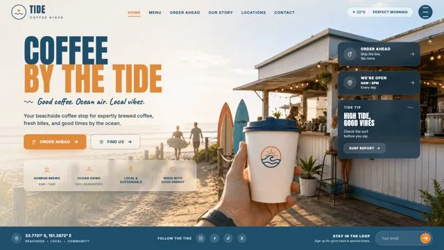 Tide Coffee Kiosk