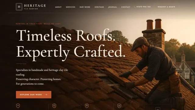 Timeless Roofs. Expertly Crafted.