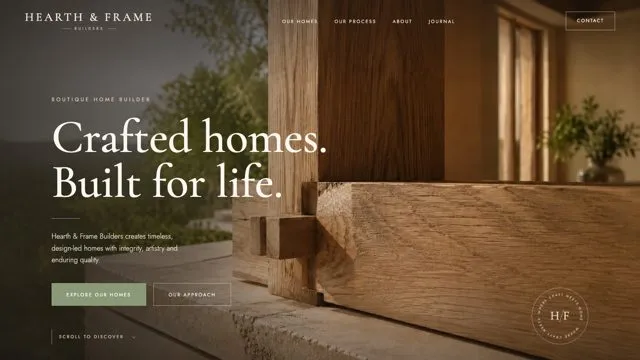 Crafted homes. Built for life.