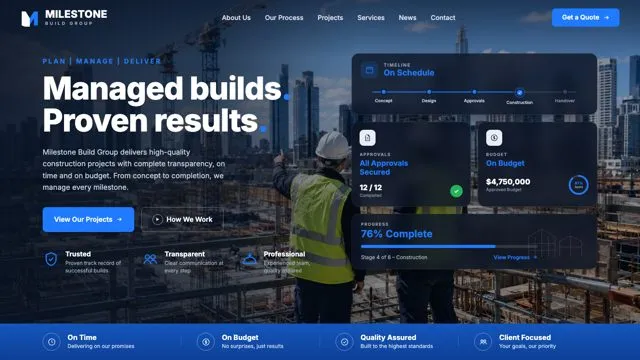 Managed builds. Proven results.