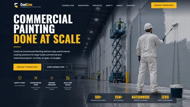 COMMERCIAL PAINTING DONE AT SCALE