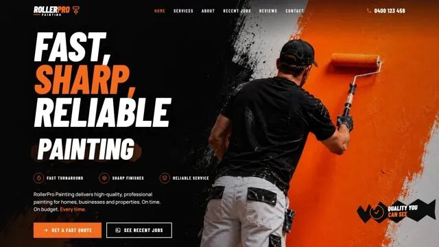 FAST, SHARP, RELIABLE PAINTING