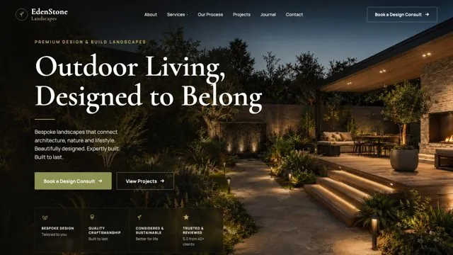 Outdoor Living, Designed to Belong