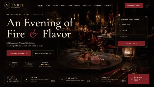 Maison Ember Restaurant