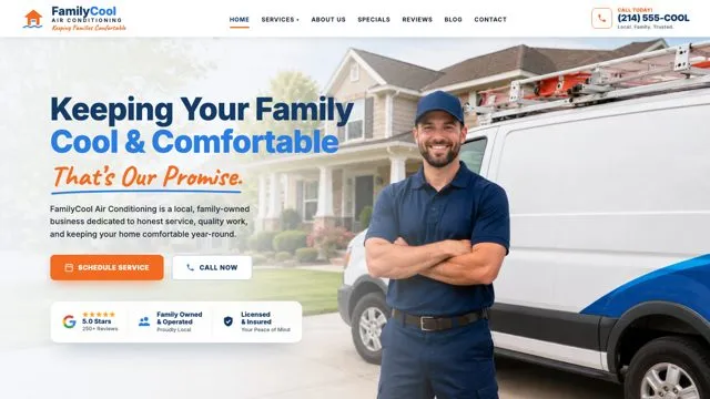 Keeping Your Family Cool & Comfortable That's Our Promise.