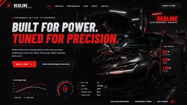 BUILT FOR POWER. TUNED FOR PRECISION.