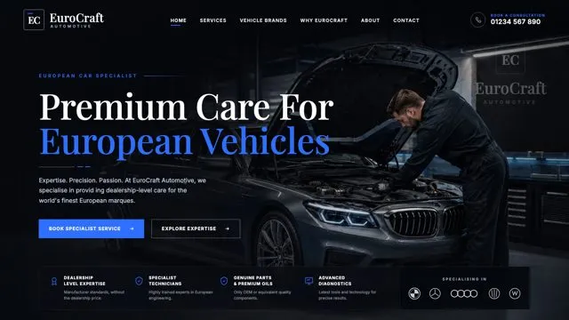 Premium Care For European Vehicles