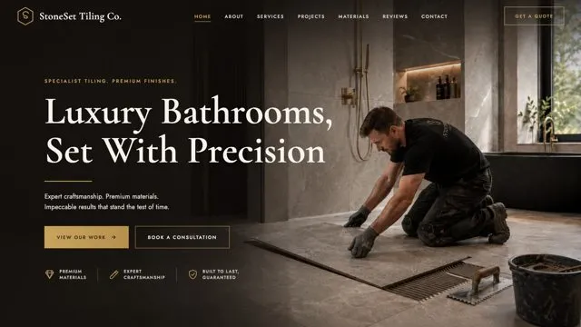 Luxury Bathrooms, Set With Precision