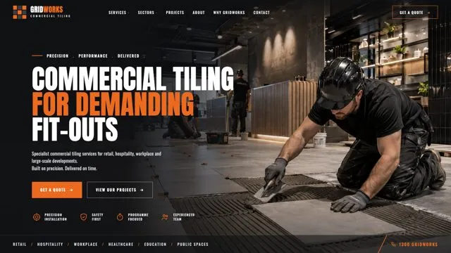 COMMERCIAL TILING FOR DEMANDING FIT-OUTS