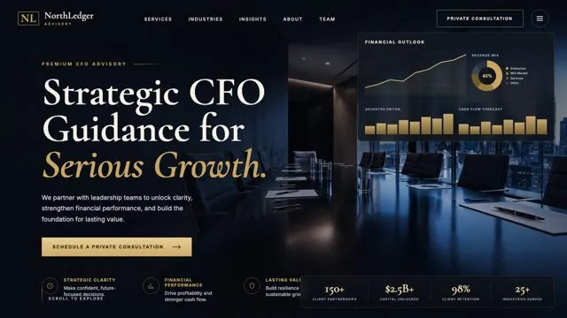 Strategic CFO Guidance for Serious Growth.