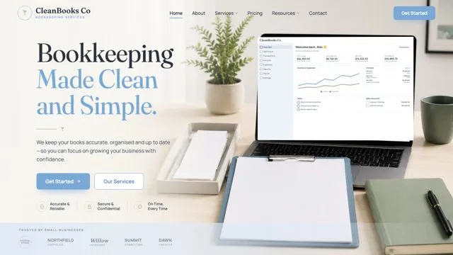 Bookkeeping Made Clean and Simple.