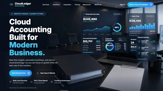 Cloud Accounting Built for Modern Business.