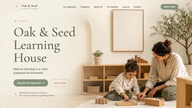 Oak & Seed Learning House