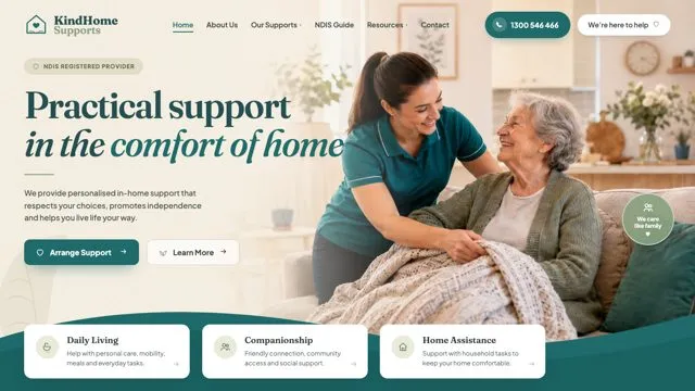 Practical support in the comfort of home
