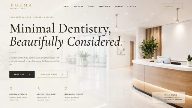 Minimal Dentistry, Beautifully Considered.