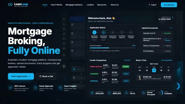 Mortgage Broking, Fully Online