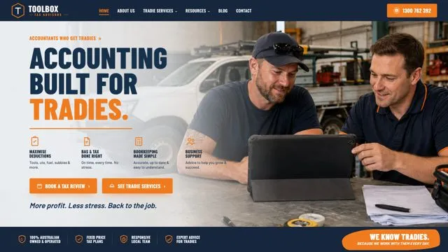 ACCOUNTING BUILT FOR TRADIES.