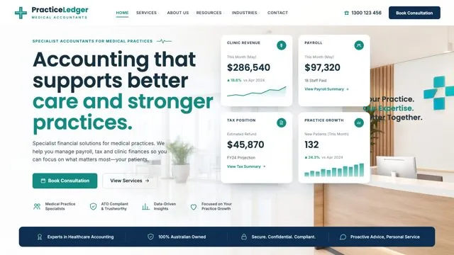 Accounting that supports better care and stronger practices.