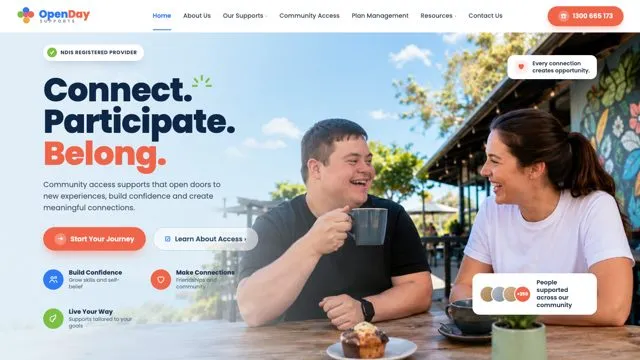 Connect. Participate. Belong.