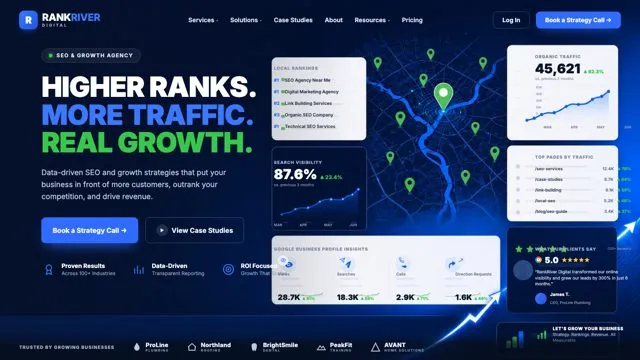 HIGHER RANKS. MORE TRAFFIC. REAL GROWTH.