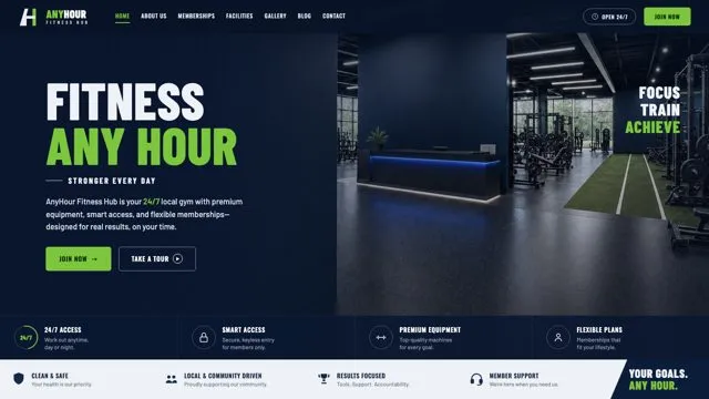 AnyHour Fitness Hub