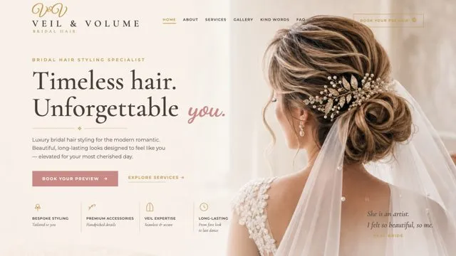 Veil & Volume Bridal Hair