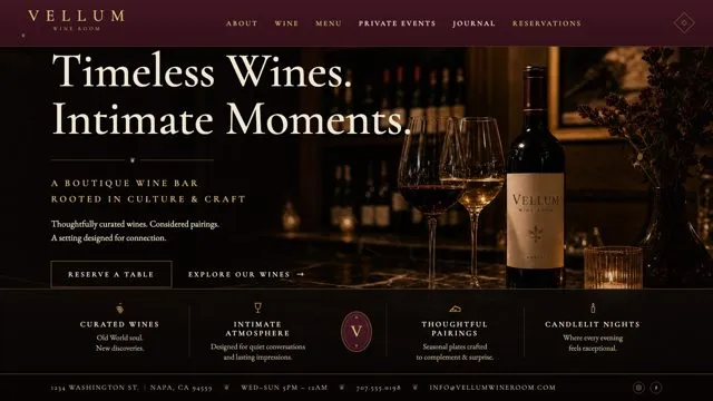 Vellum Wine Room