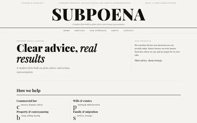 SUBPOENA