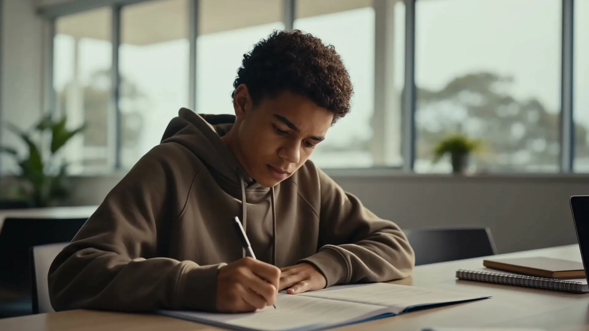 Still from From Struggle to Breakthrough, the Lennox Bridge Tutoring ad film