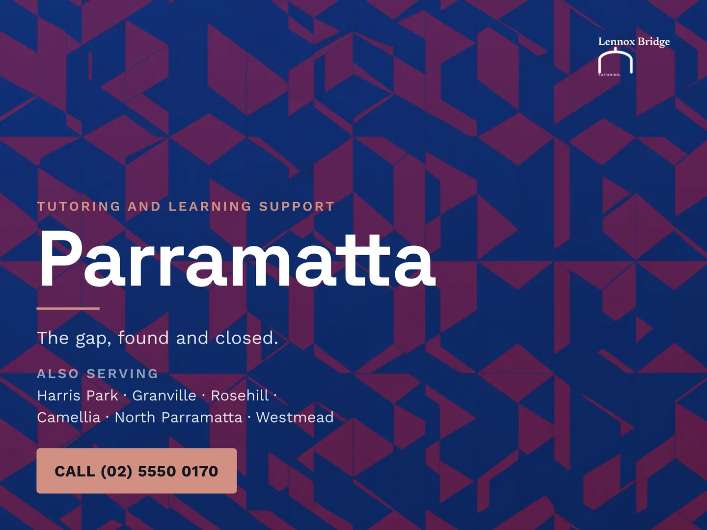 Lennox Bridge Tutoring social post: Lennox Bridge Tutoring runs small-group and one-to-one sessions across primary, secondary, HSC and NAPLAN preparation from two rooms near th…