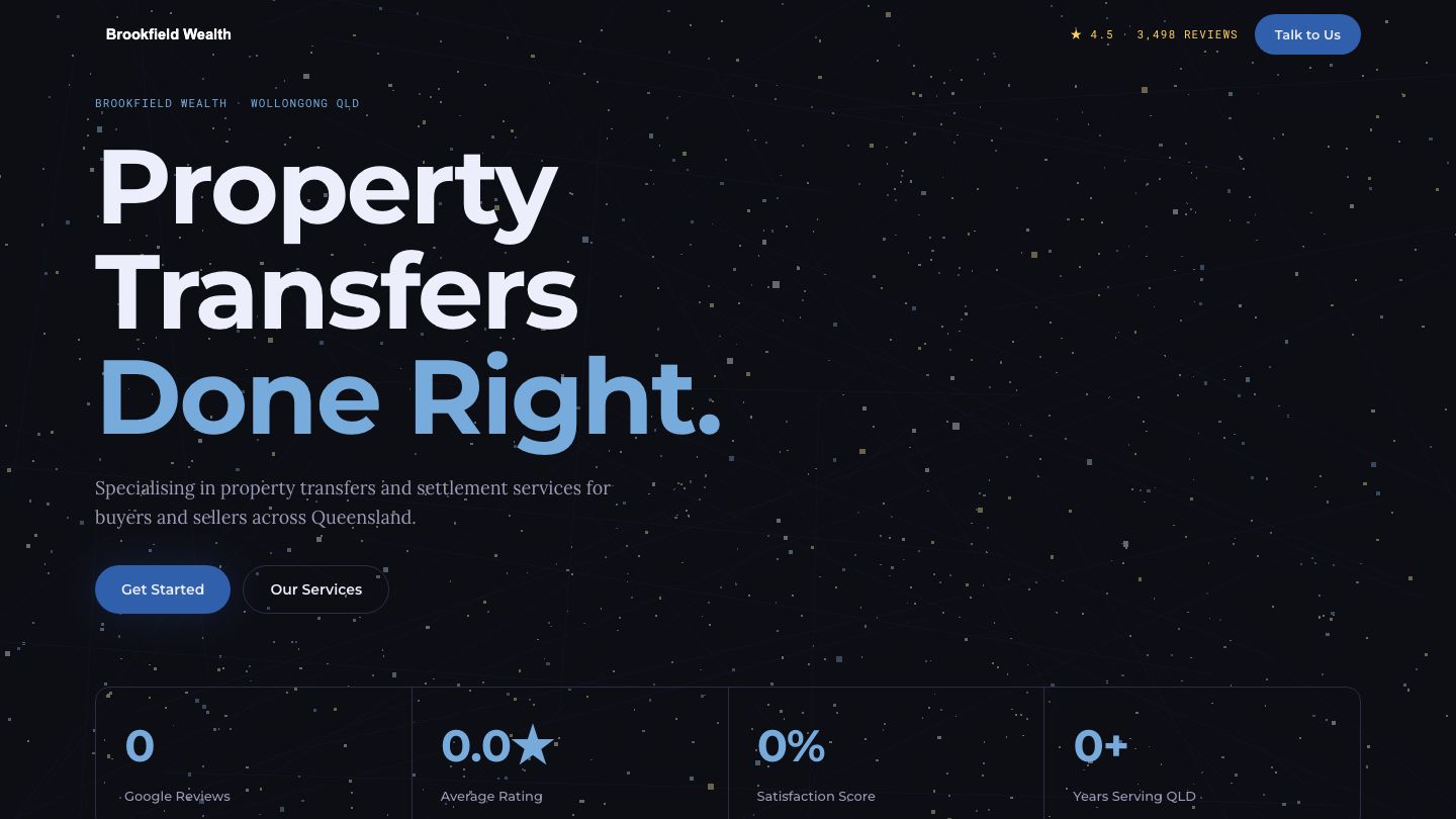 A premium animated template — live demo