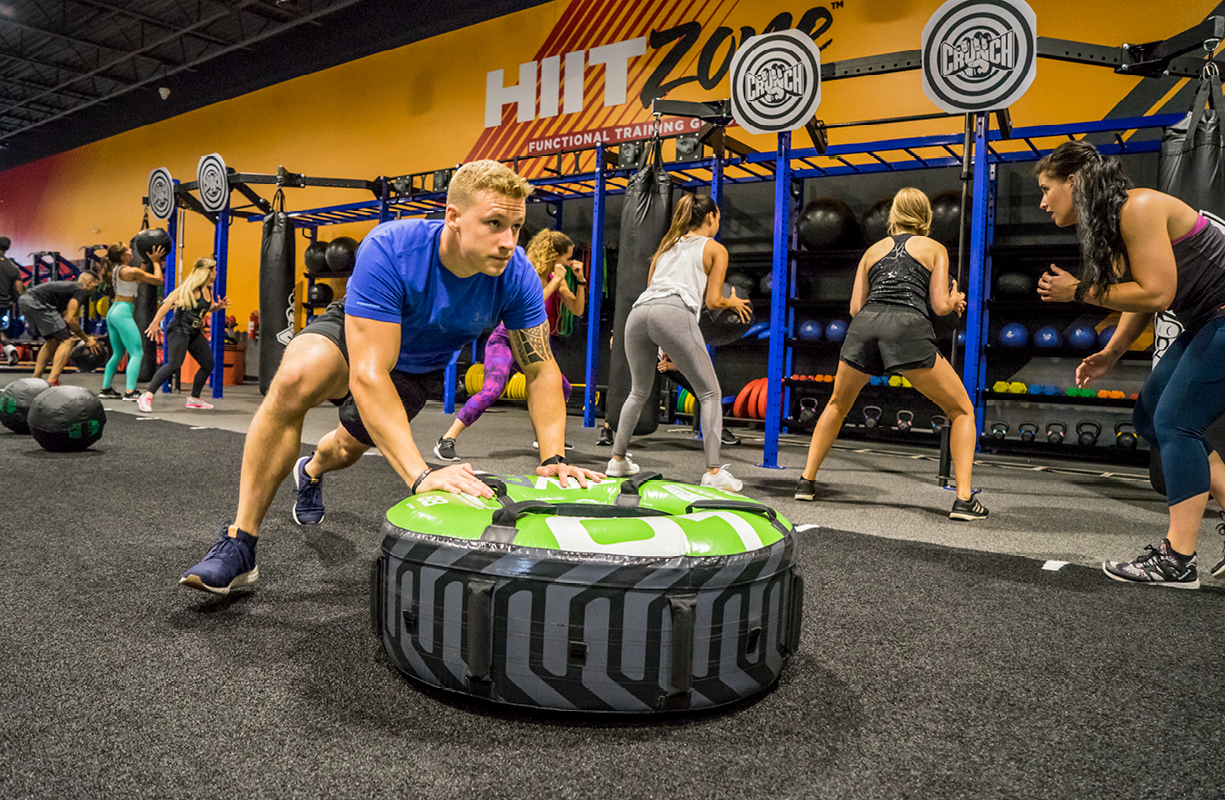 Crunch Fitness London gym floor