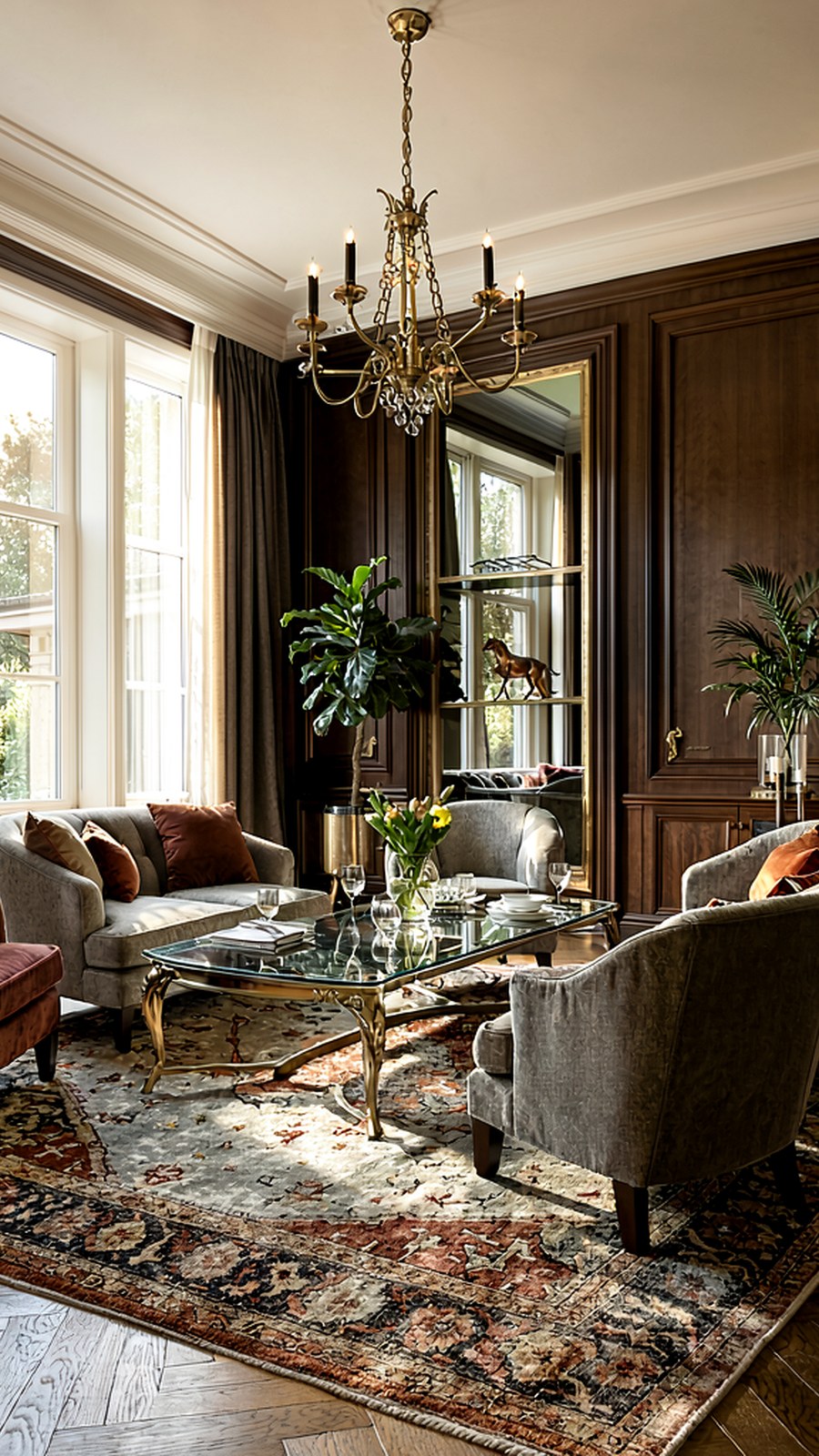 Elegant ballroom interior