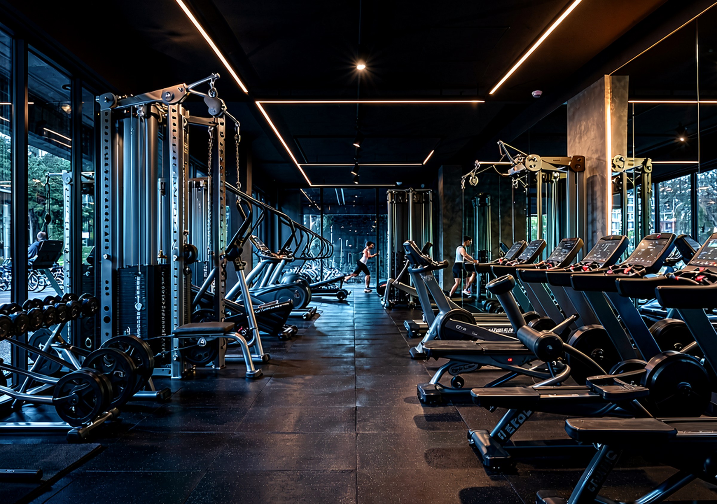Group fitness class at Fit Factory Downtown Toronto