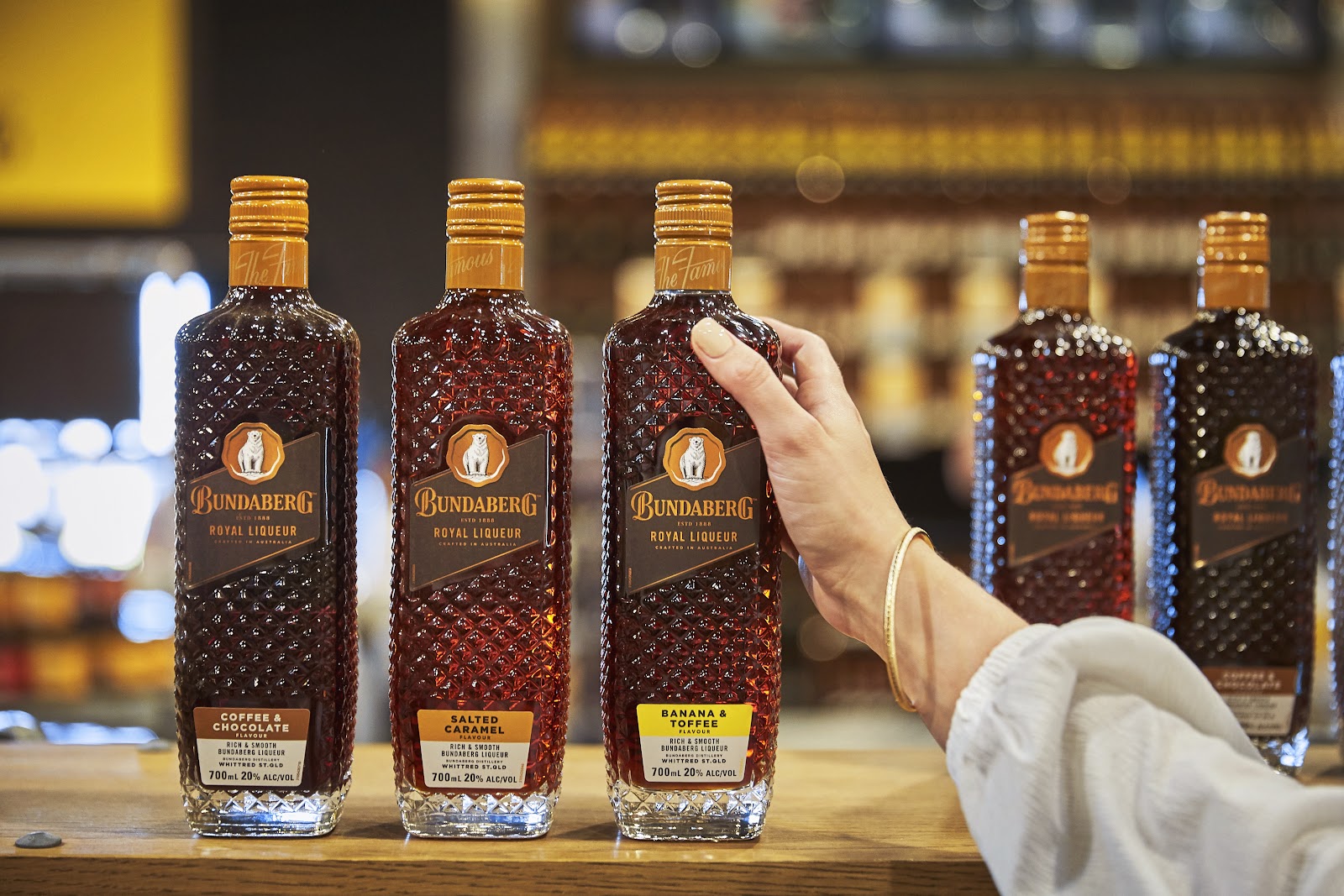 Bundaberg Rum products and bottle shop