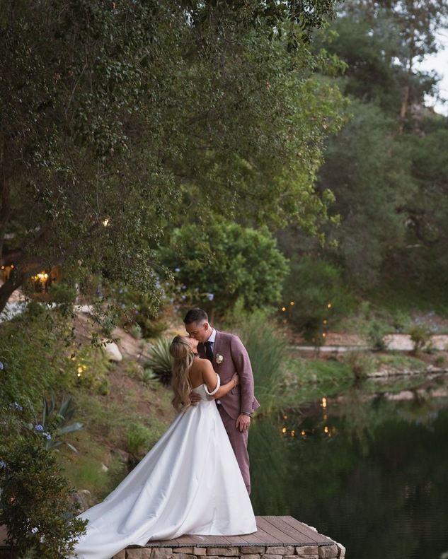 Wedding garden at Los Willows