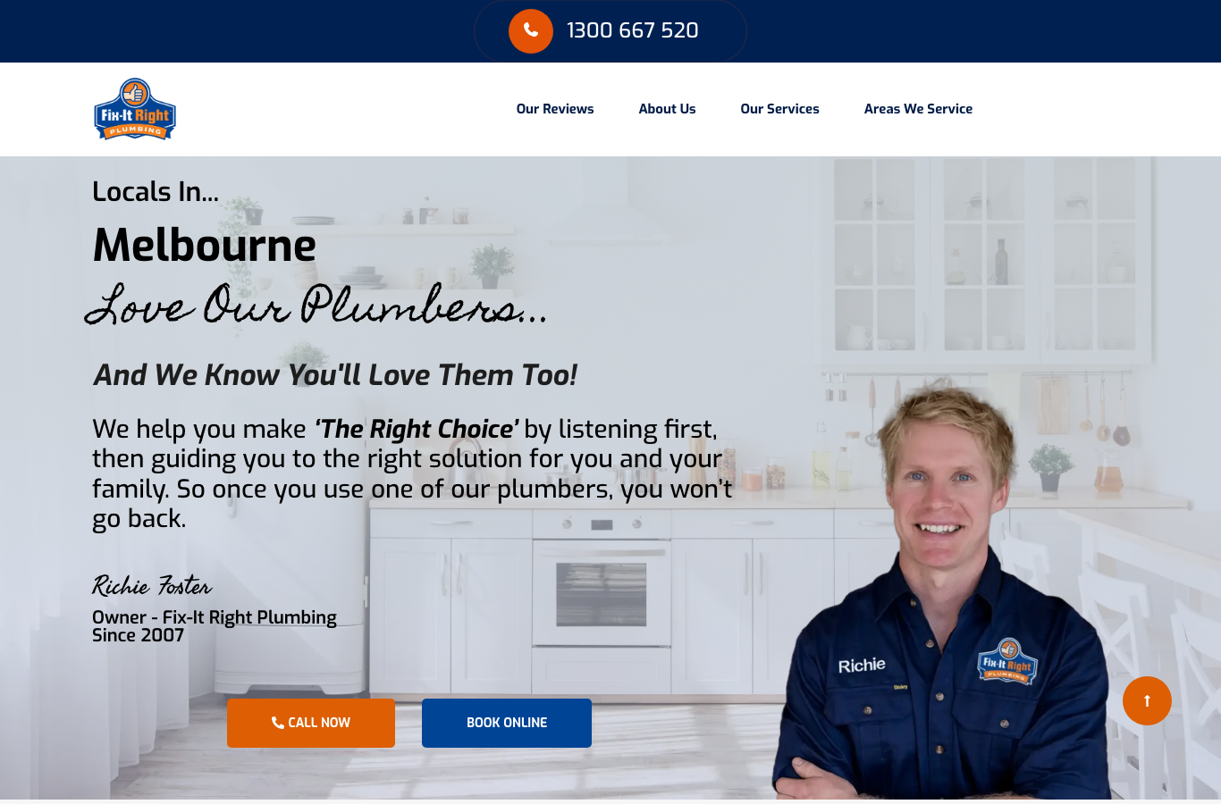 Fix It Right Plumbing Melbourne service