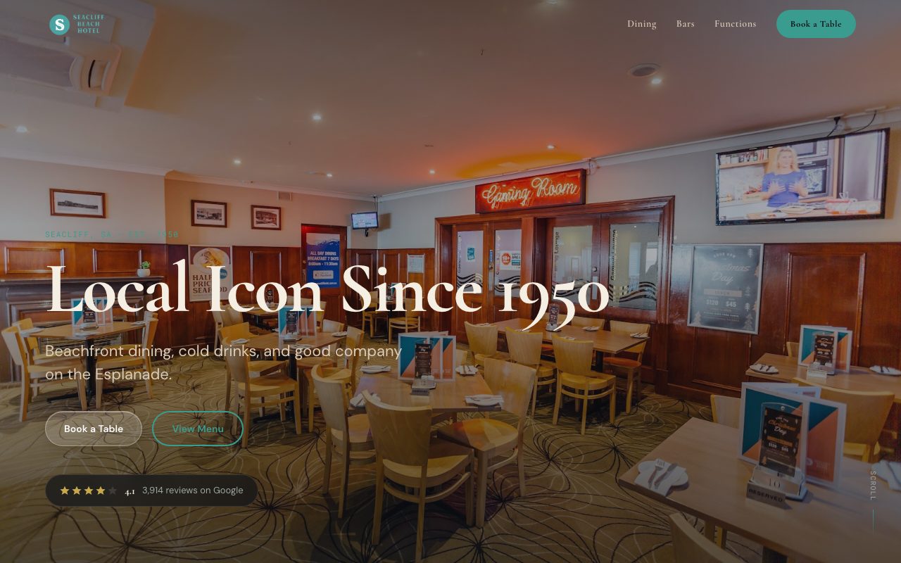 Hospitality template preview