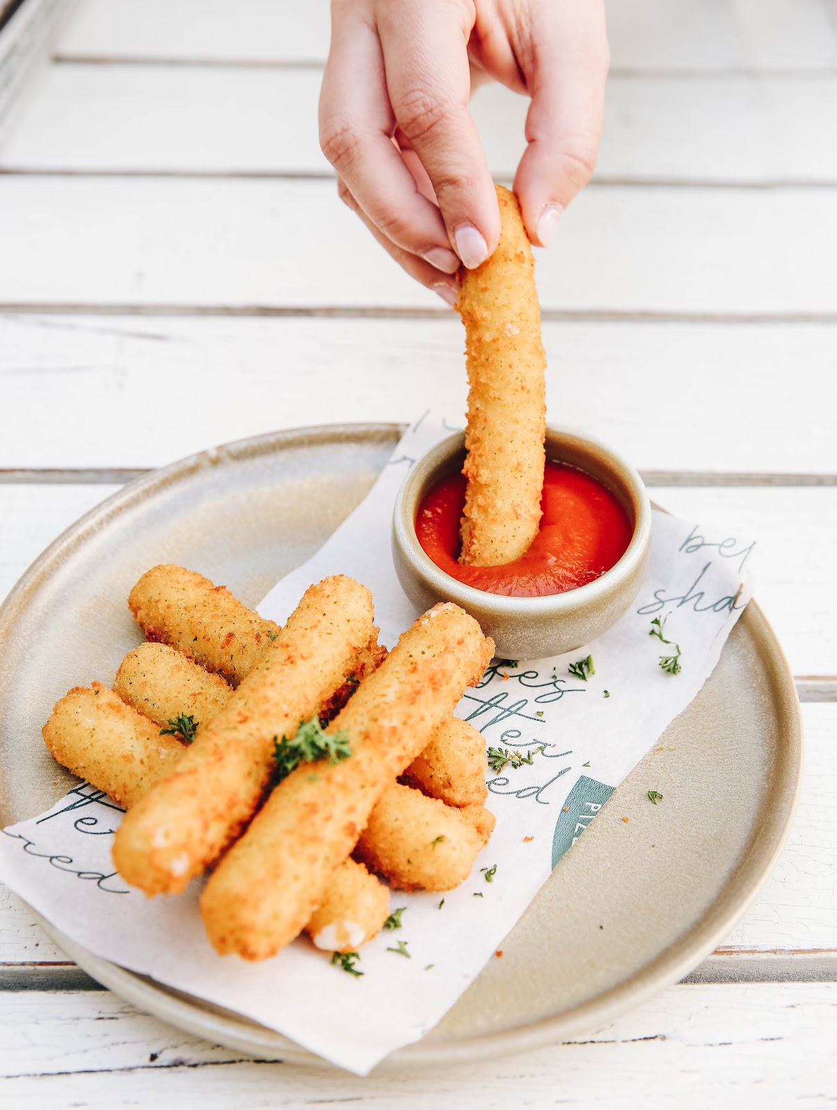 Fresh menu dishes